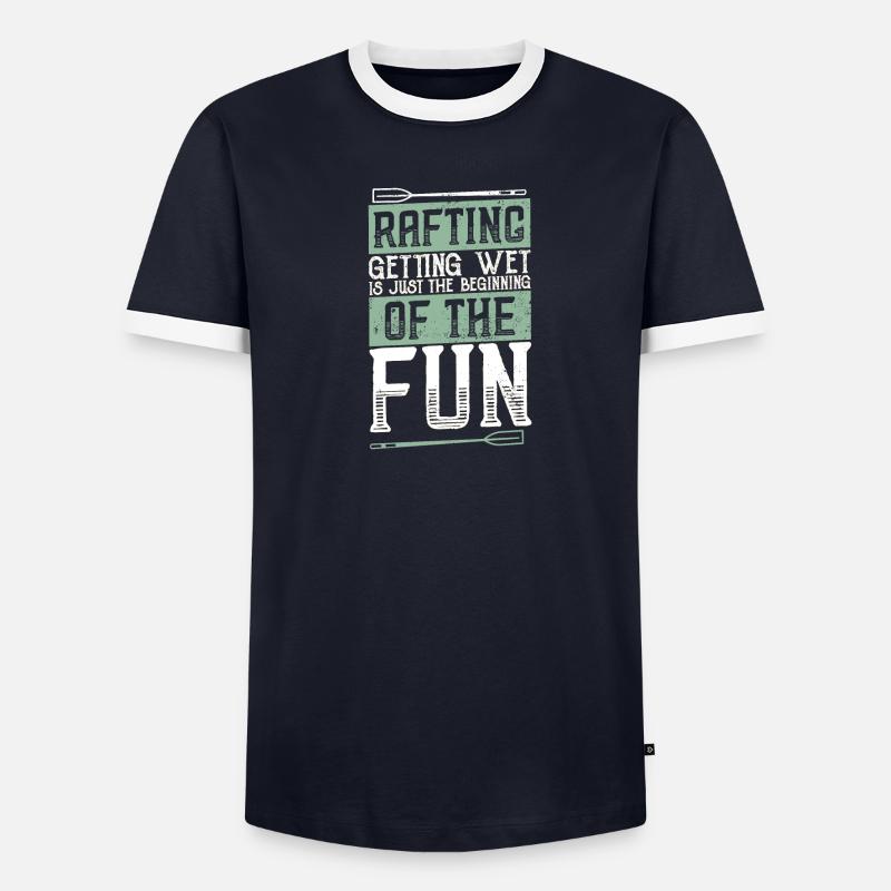 River Rafting Men's Ringer Shirt