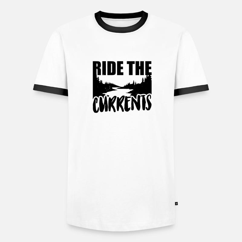 River Rafting Men's Ringer Shirt