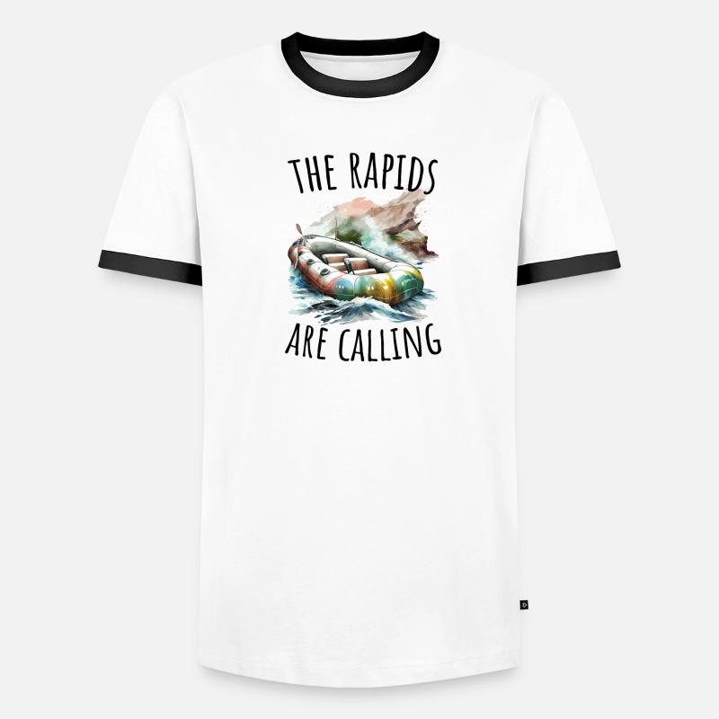 River Rafting Men's Ringer Shirt