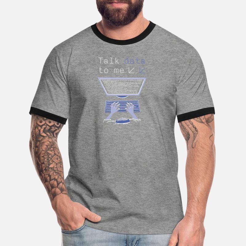 Big Data Engineer Science Data Analyst Pc Men's Ringer Shirt