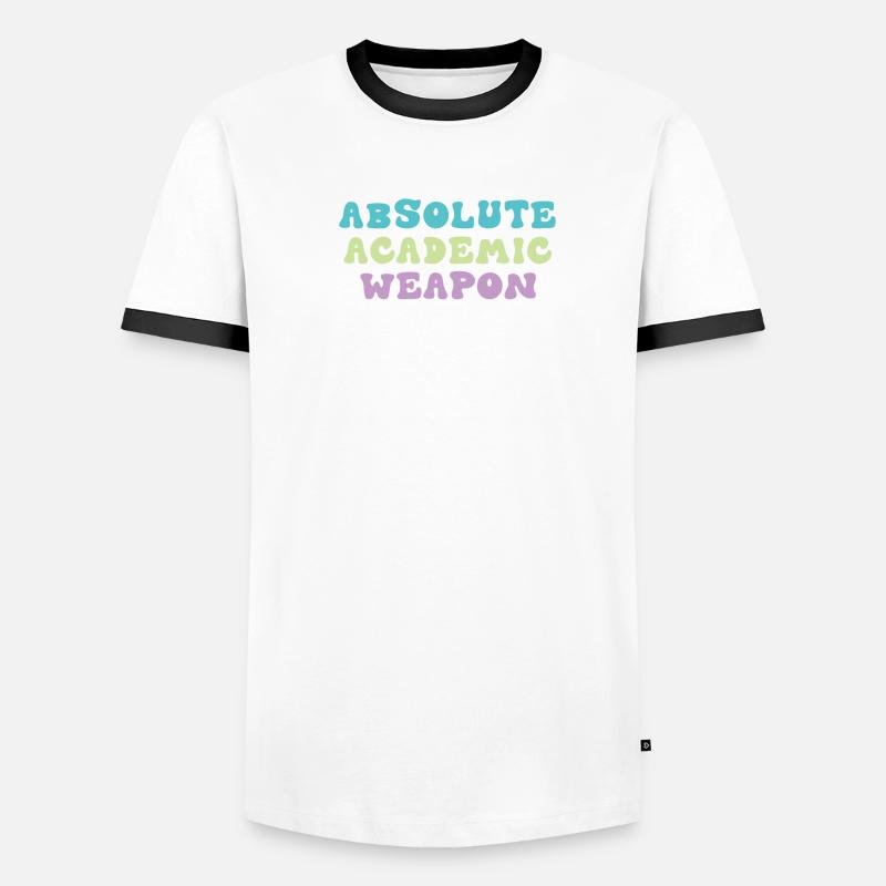Students Absolute Academic Weapon Men's Ringer Shirt
