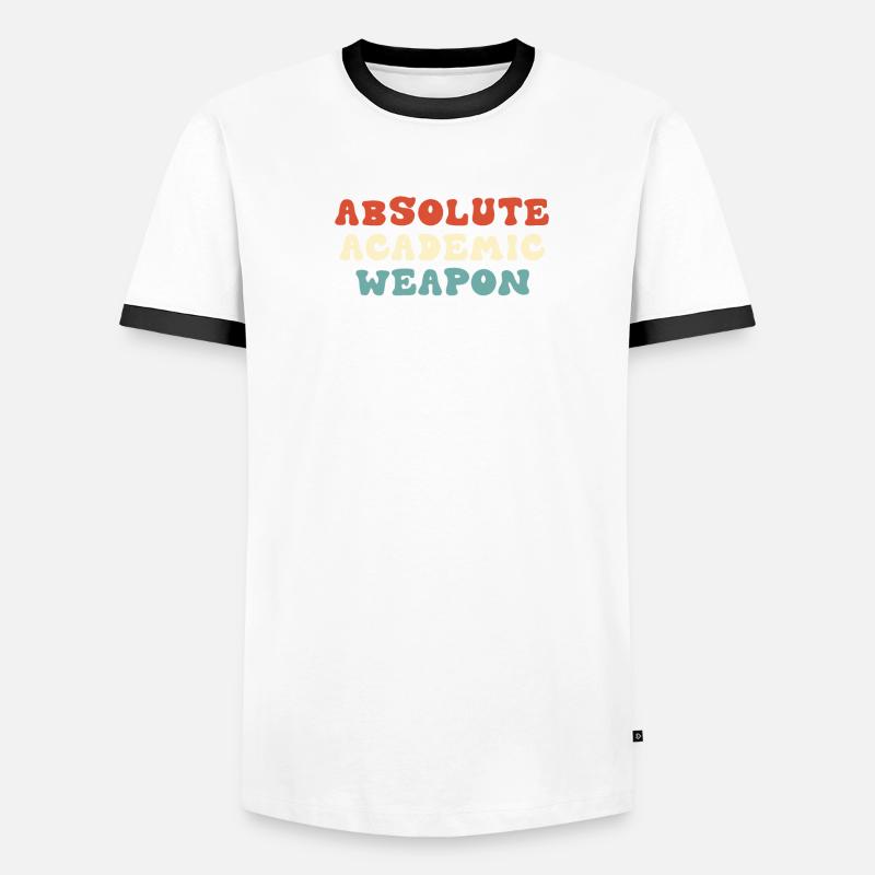 Students Absolute Academic Weapon Men's Ringer Shirt