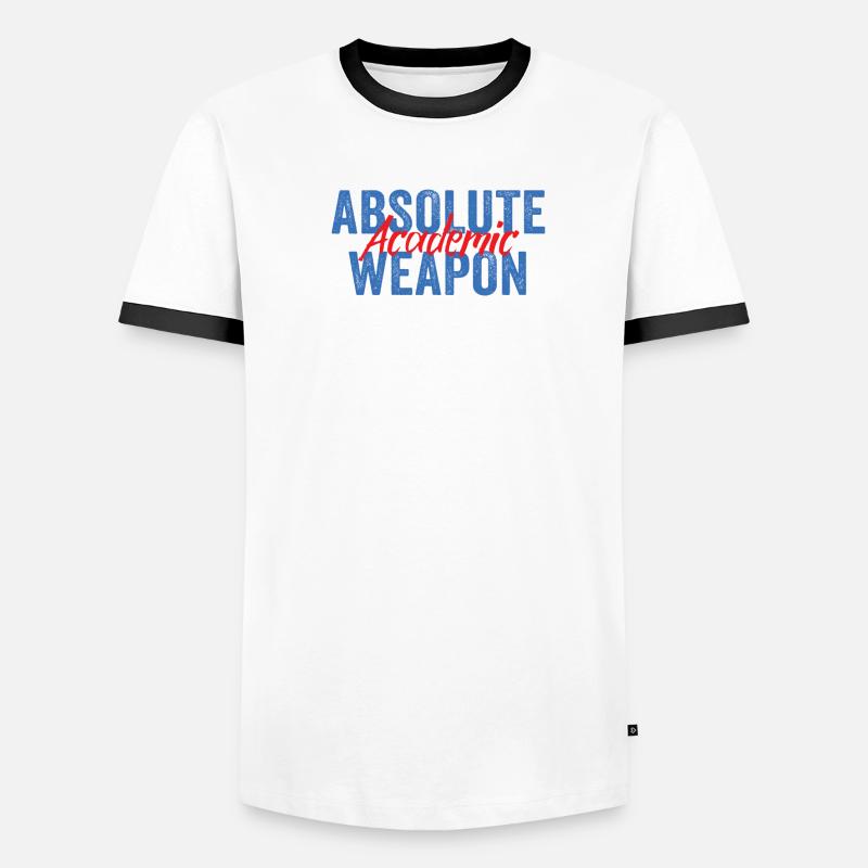 Student Absolute Academic Weapon Men's Ringer Shirt