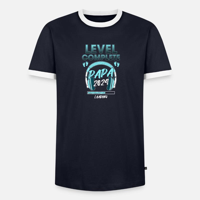 Level Complete PAPA 2024 Loading - Männer Kontrast-T-Shirt - undefined