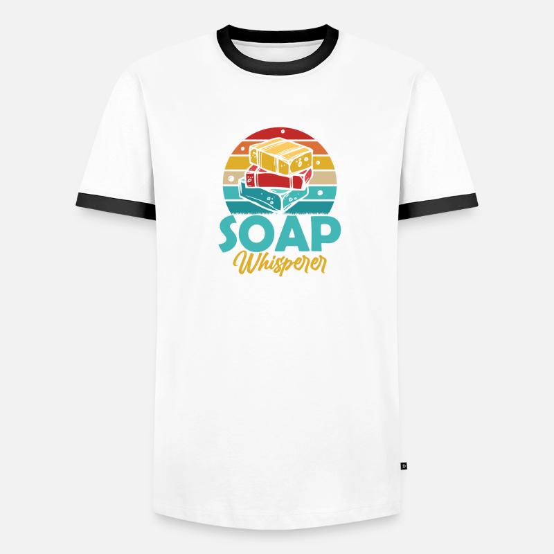 Soap Whisperer Soapmaking Soapmaker Männer Kontrast-T-Shirt