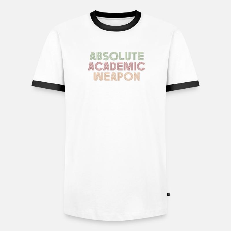 Student Absolute Academic Weapon Men's Ringer Shirt