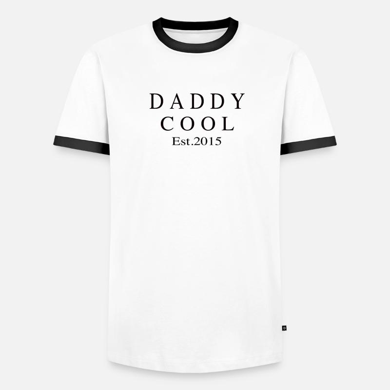 Daddy Cool est 2015 Männer Kontrast-T-Shirt