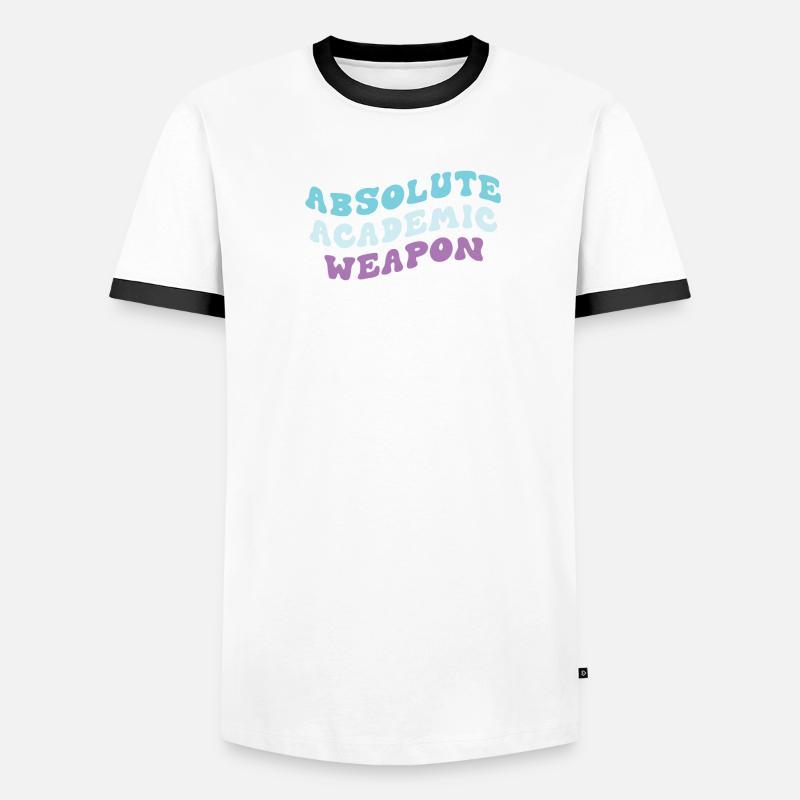 Student Absolute Academic Weapon Men's Ringer Shirt