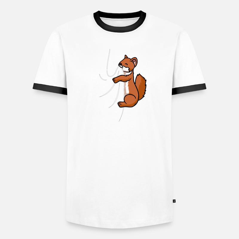 Biting Weasel Men's Ringer Shirt