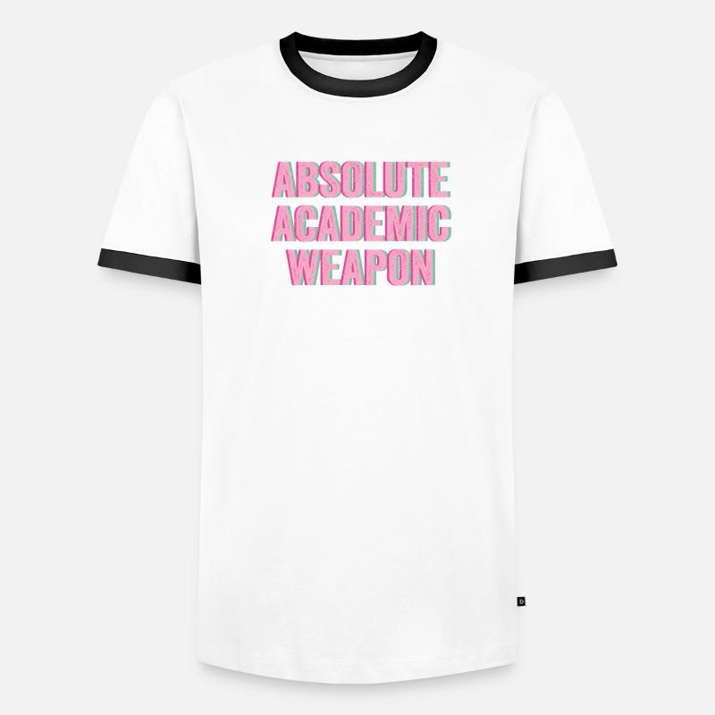 Student Absolute Academic Weapon Men's Ringer Shirt