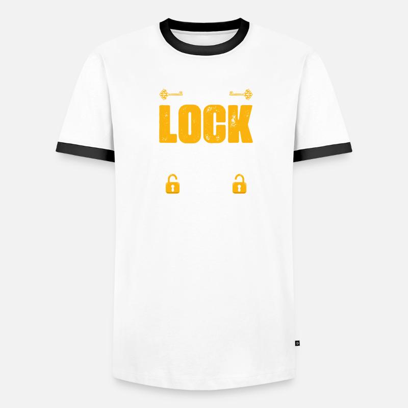 Best Lock Picker Ever Lockpicker Locksmith Männer Kontrast-T-Shirt