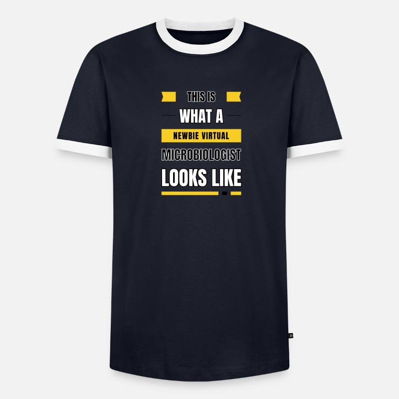 Microbiologiste virtuel débutant T-shirt contrasté Homme