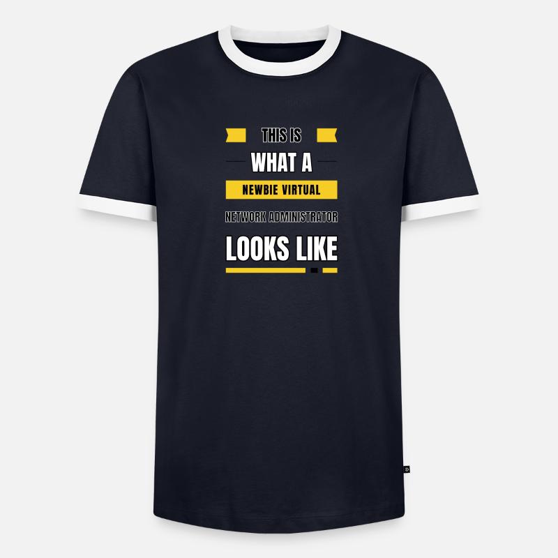 Newbie virtual network administrator Men's Ringer Shirt