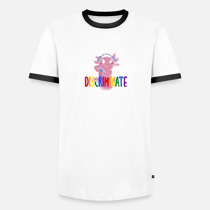 Les joueurs ne font pas de discrimination - vous ne devriez pas non plus T-shirt contrasté Homme