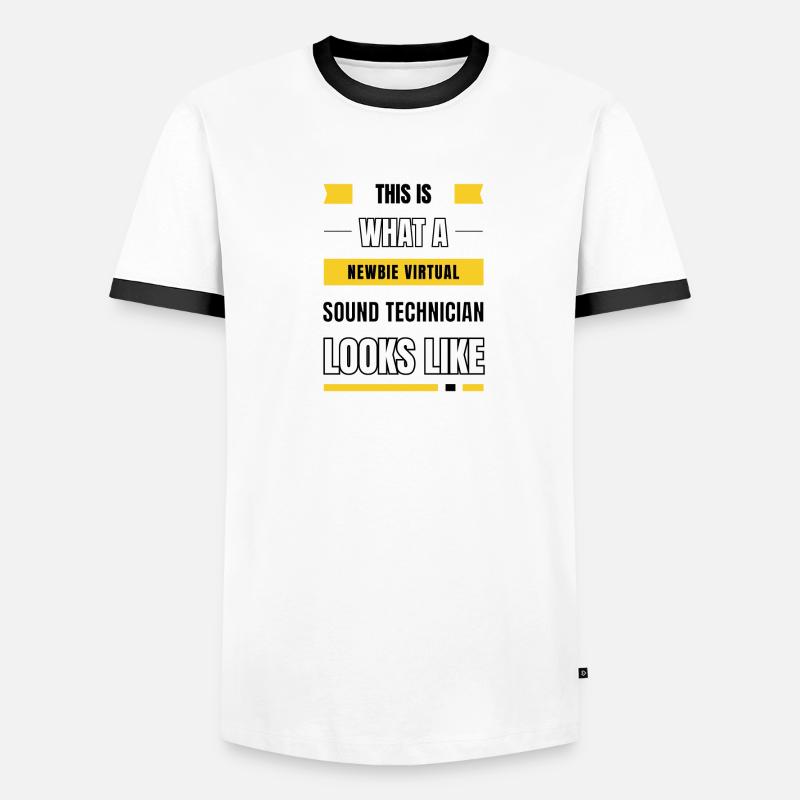 Technicien du son virtuel débutant T-shirt contrasté Homme