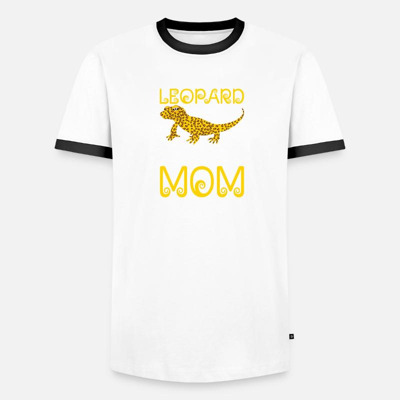 Leopard Gecko Lizard Lover Men's Ringer Shirt