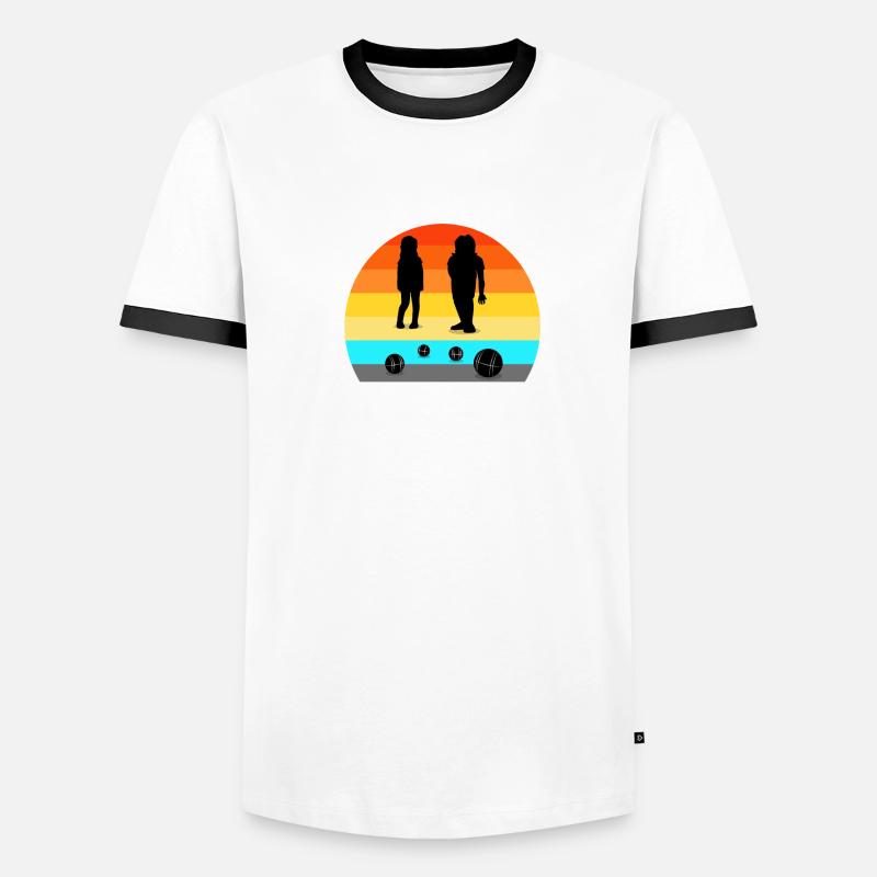 This is how we roll Männer Kontrast-T-Shirt