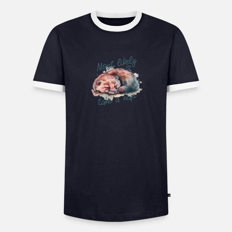 Faites une sieste T-shirt contrasté Homme