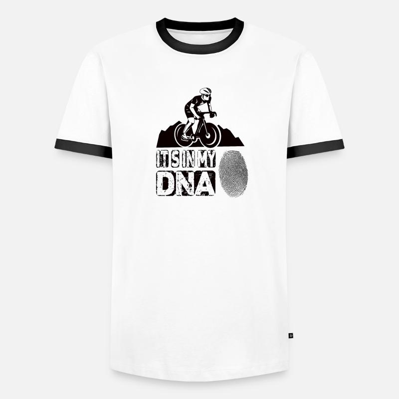Le cyclisme sur route, c’est dans mon ADN T-shirt contrasté Homme