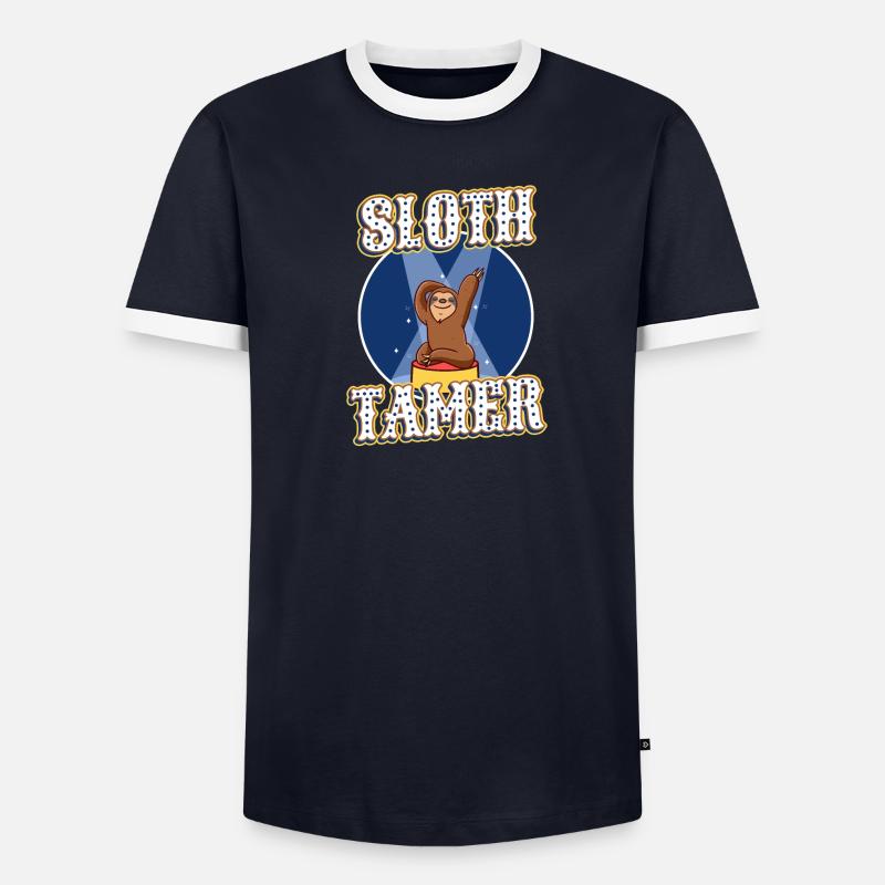 Sloth Tamer Männer Kontrast-T-Shirt