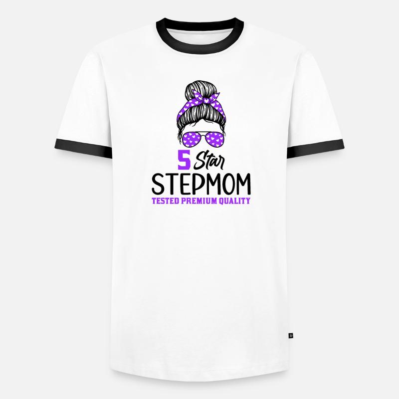 Stiefmutter Muttertag Stiefmama Mutter Männer Kontrast-T-Shirt