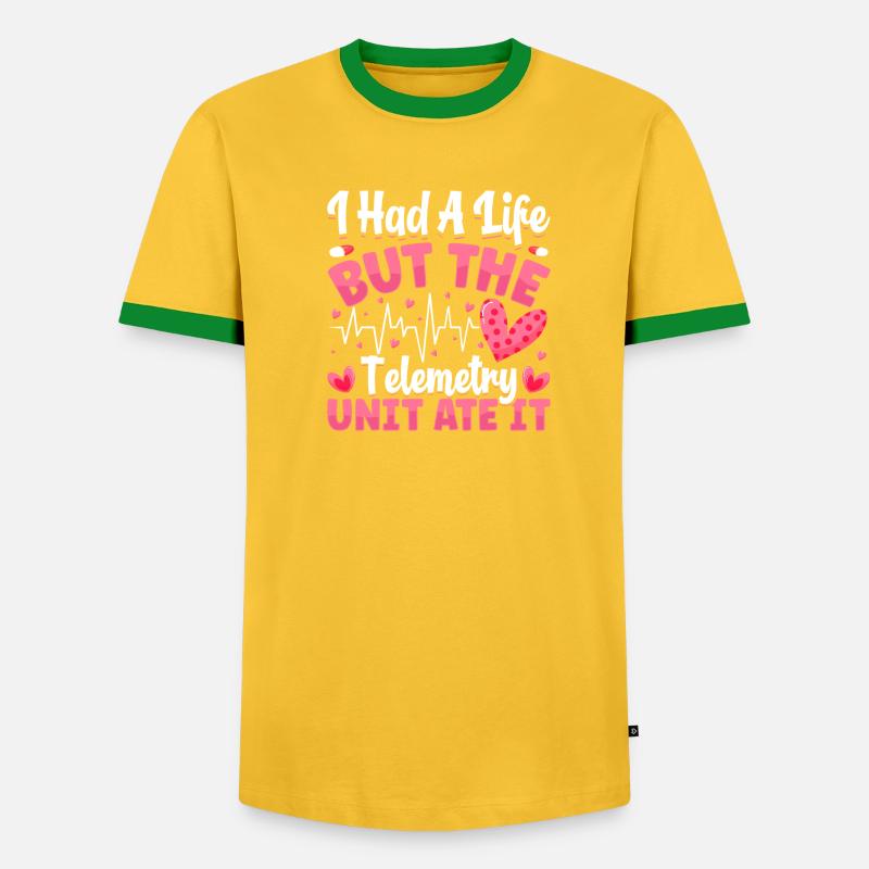 Nursing Assistent Design - Männer Kontrast-T-Shirt - undefined