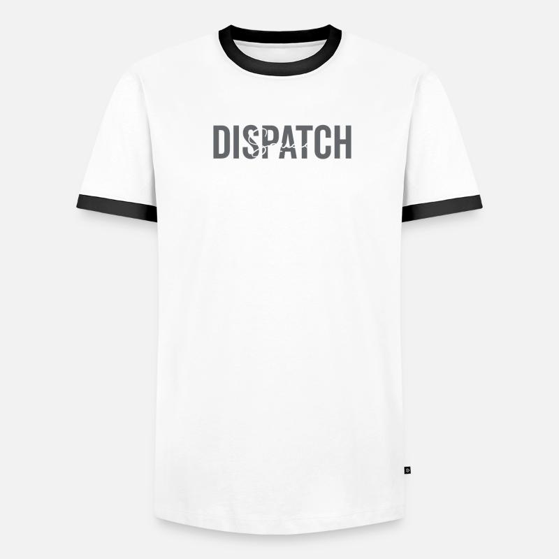 Dispatch Squad Emergency Responder Funny Thin Men's Ringer Shirt
