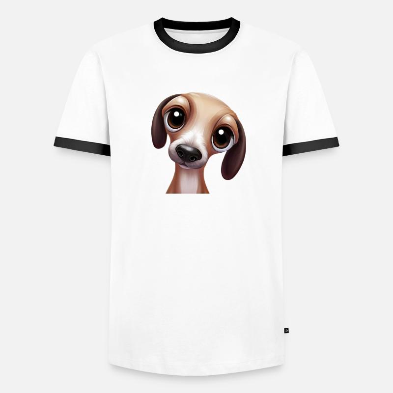 Greyhound Racing Artwork Men's Ringer Shirt