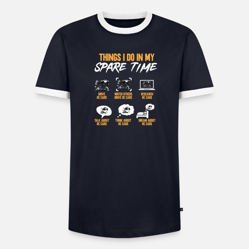 RC Car Remote Control Car Men's Ringer Shirt