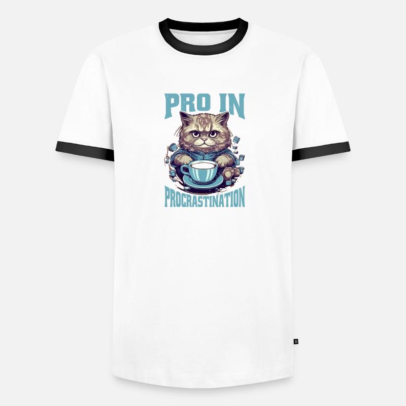 Je mets le pro dans la procrastination 28 T-shirt contrasté Homme