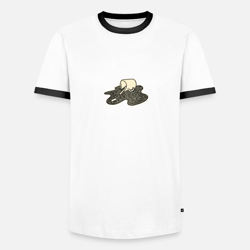 Renverser du café, c’est comme perdre un ballon4 T-shirt contrasté Homme