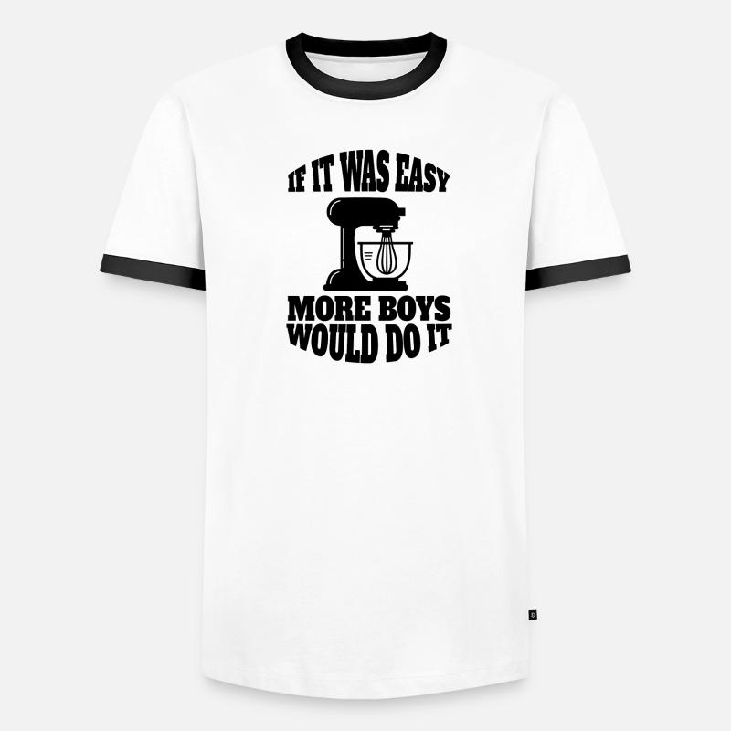 Baker Confectioner Bakery Confectionery Baking Men's Ringer Shirt