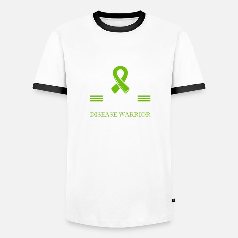 Stolze Mutter Eines Kriegers Mit Chronischer Männer Kontrast-T-Shirt