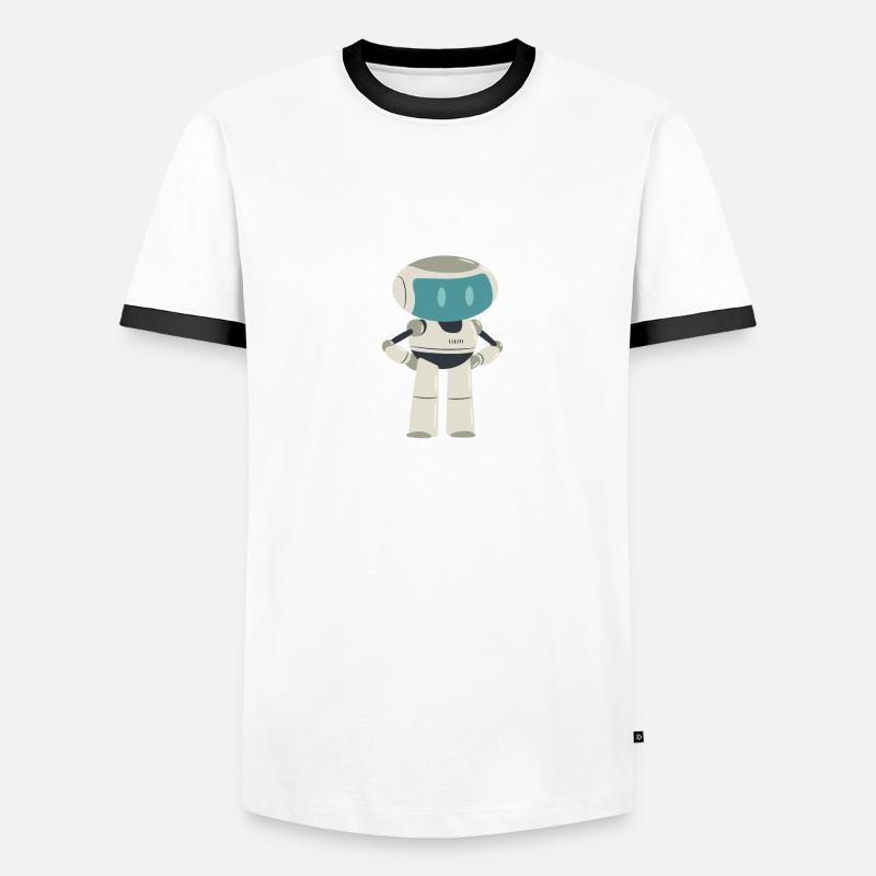 It Should Work In Theory Build Robot Droid Builder Men's Ringer Shirt