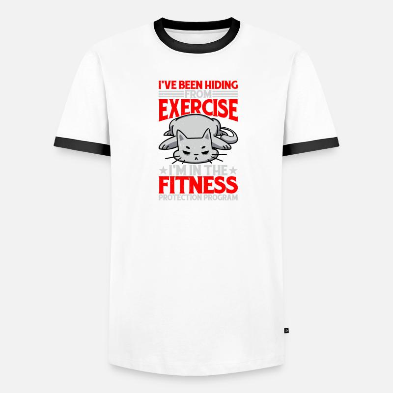 Je suis dans le programme de protection de la condition physique T-shirt contrasté Homme