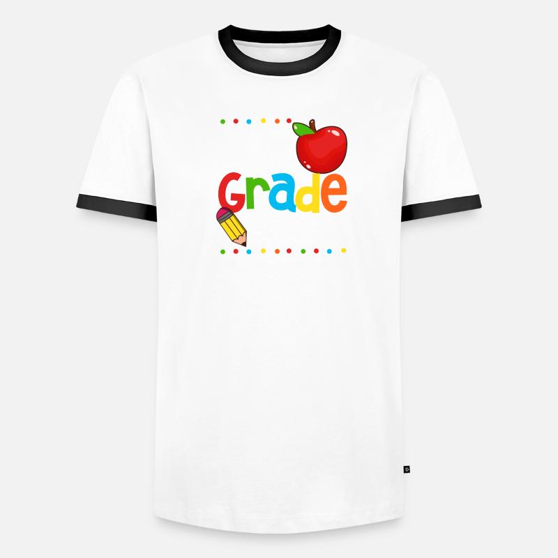 2nd Grade Squad Second Teacher Student 100th Day Men's Ringer Shirt