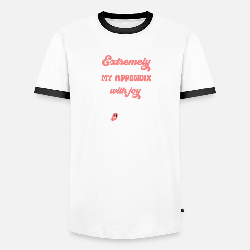 Appendicectomie Appendicite T-shirt contrasté Homme