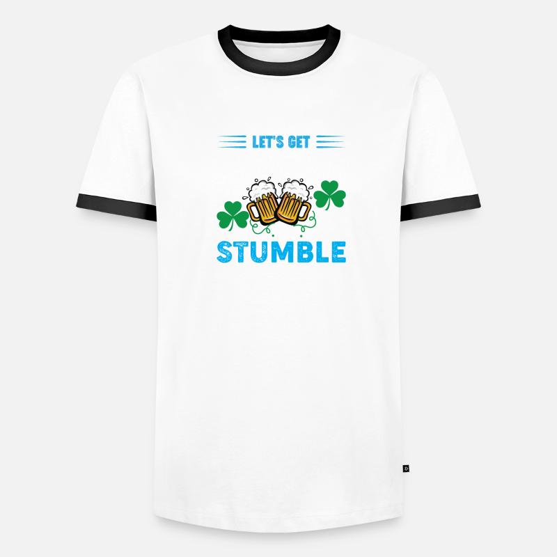 Let's get ready to strumble. Let's drink. Men's Ringer Shirt