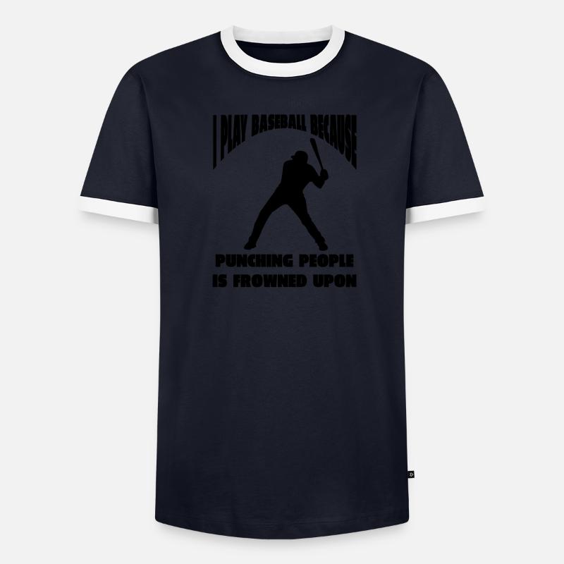 baseball player baseball baseball team baseball player Men's Ringer Shirt