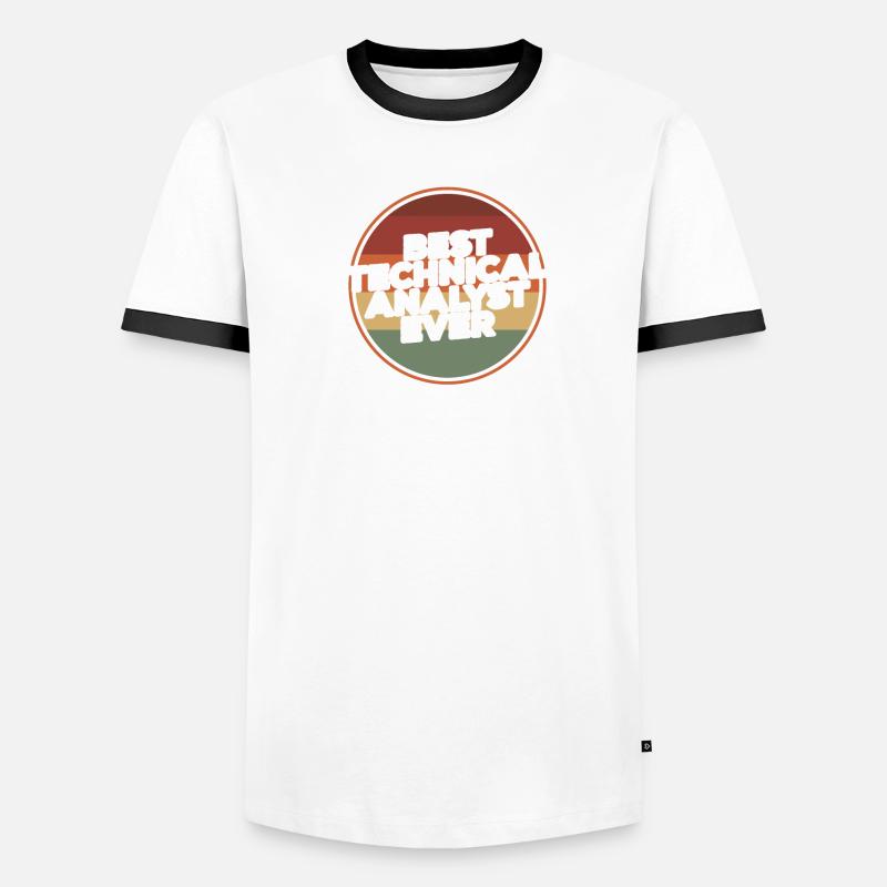 This Technical Analyst Needs Wine Men's Ringer Shirt