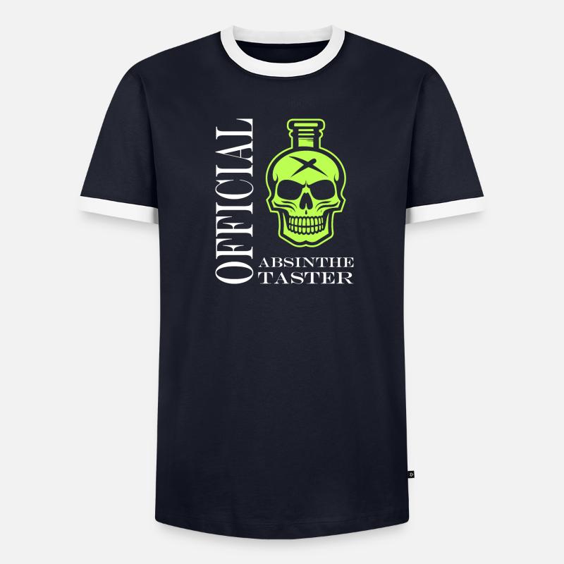 Official taster absinthe T-shirt contrasté Homme