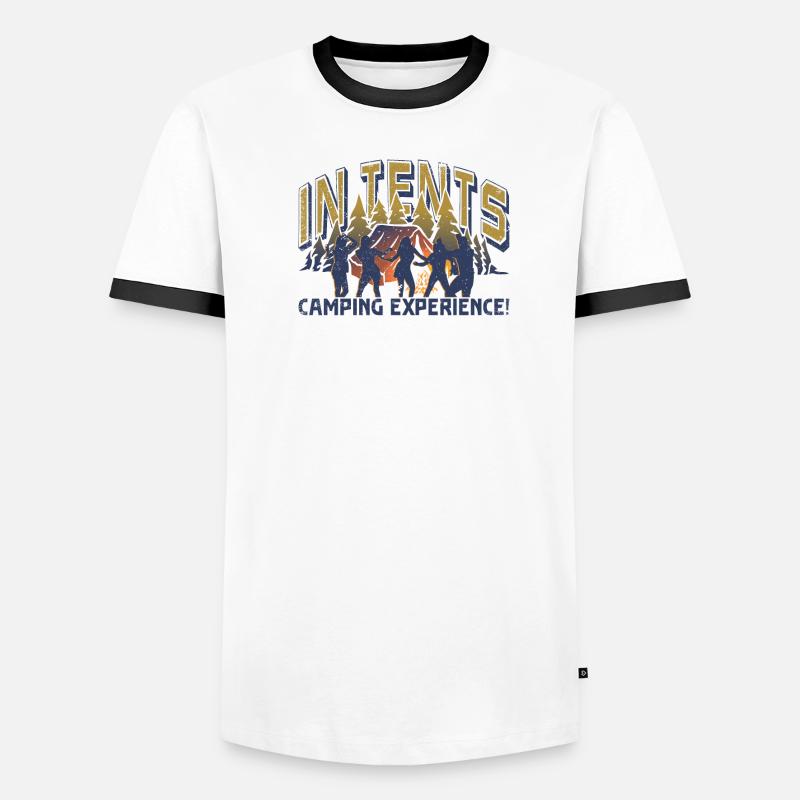 In tents camping experience! Men's Ringer Shirt