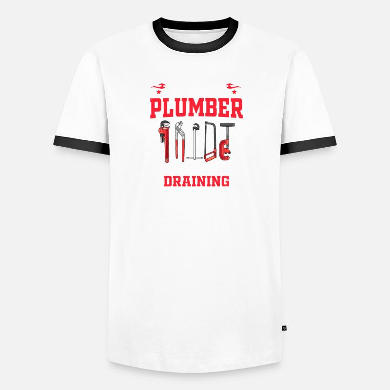 Fixer Klempner Im Ruhestand, Es War Einfach Zu Männer Kontrast-T-Shirt
