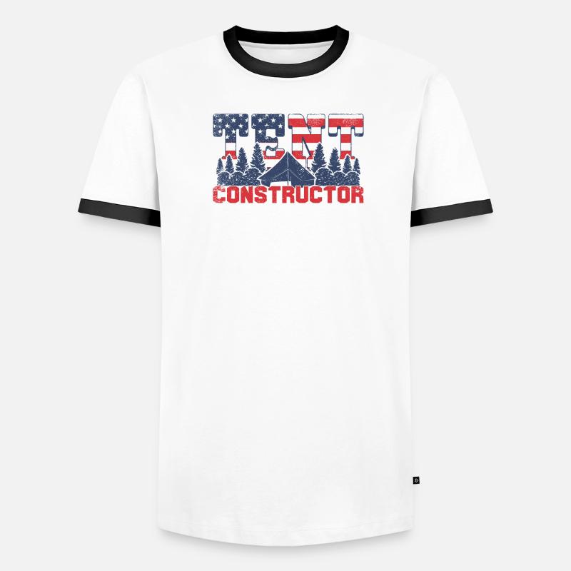 Constructeur de tentes T-shirt contrasté Homme