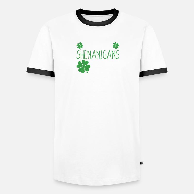 Que les manigances commencent à la Saint-Patrick T-shirt contrasté Homme