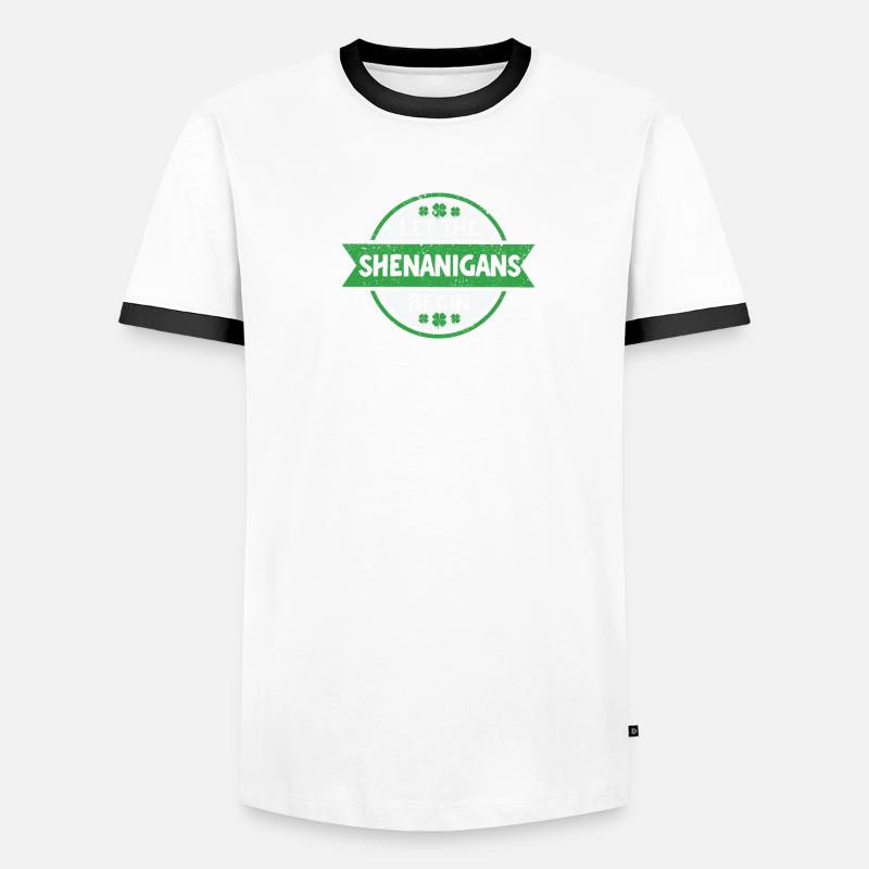 Que les manigances commencent à la Saint-Patrick T-shirt contrasté Homme
