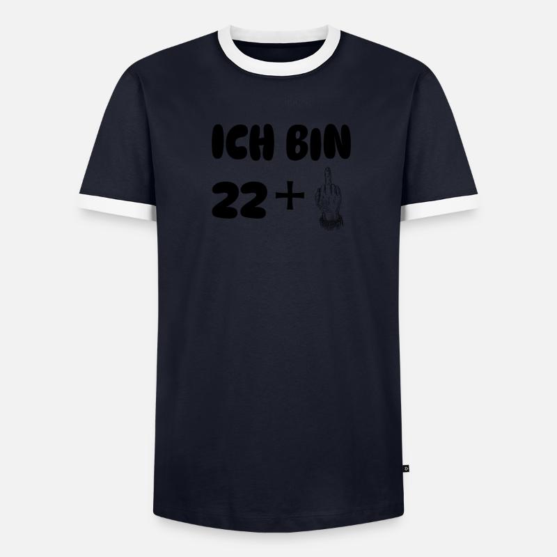 ich bin 23 Männer Kontrast-T-Shirt