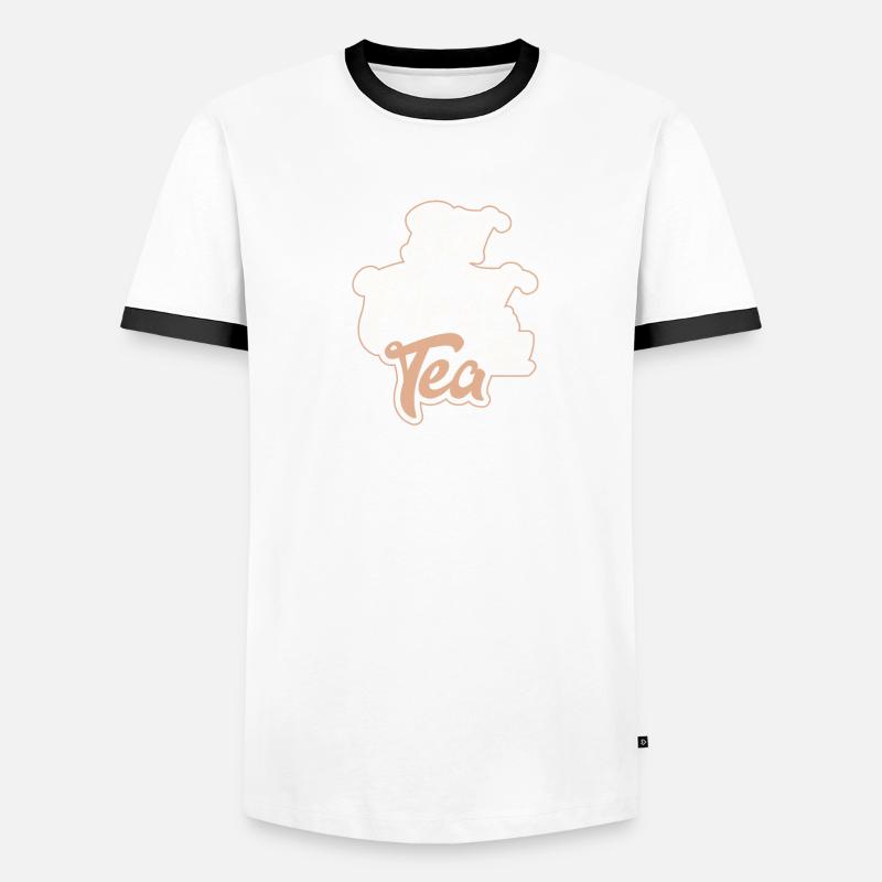 But First, Tea Tea Drinker Mug Tea Bag Men's Ringer Shirt