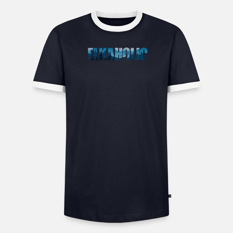Chasse à l’élan Chasseurs Elkaholic T-shirt contrasté Homme