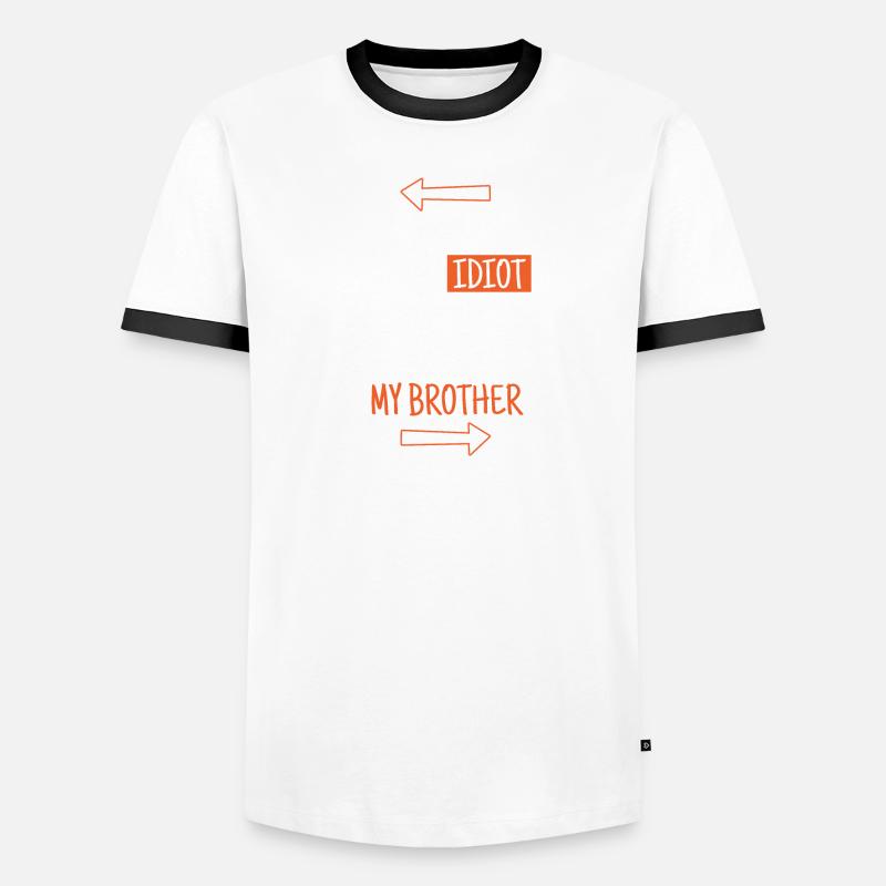 Si vous pensez que je suis un idiot, vous devriez T-shirt contrasté Homme